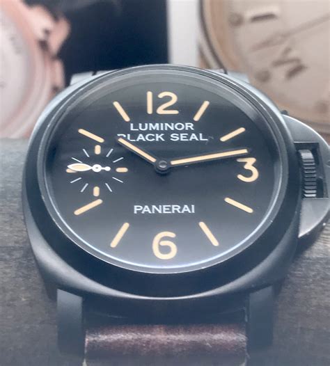 panerai luminor black seal replica|panerai alternatives.